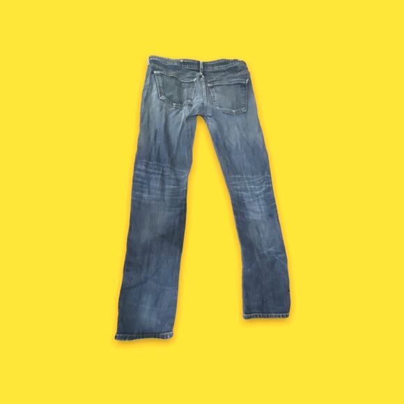 Citizens of Humanity Straight Leg Med-Dark Wash Cotton Denim Blue Jeans Size 29 - Picture 10 of 12